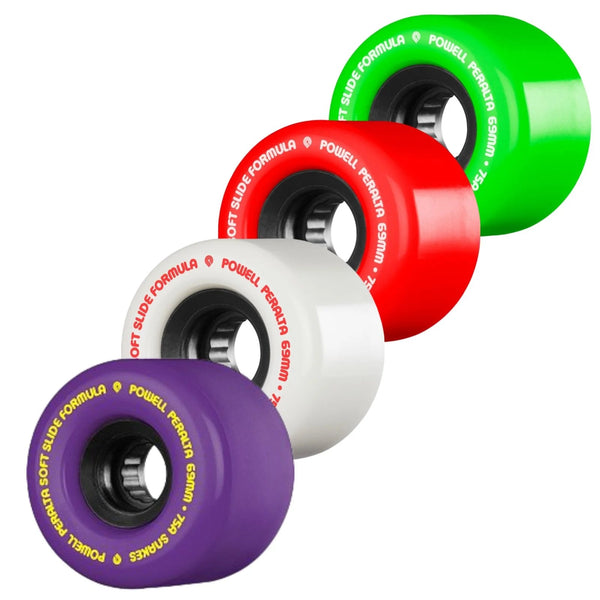 powell peralta snakes 69mm 75a ロンスケ Powell Peralta Snakes 69mm 75a Black - CalStreets BoarderLabs