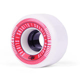 Cuei Sliders 65mm 78A White & Red Wheels - The Boardroom