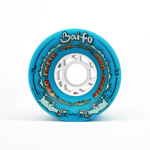Baifo Pro-Gofio Blue 76A 79mm downhill longboard wheel