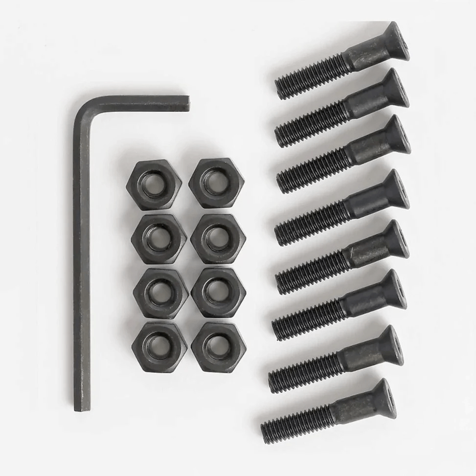 8 Piece Hardware Nut and Bolt Pack - The Boardroom Downhill Limited