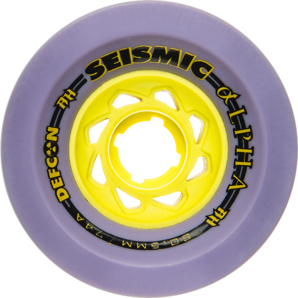 Seismic Alpha 80.5mm Longboard Wheels - Seismic - The Boardroom NZ