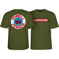 Powell-Peralta™ Supreme Tee - Military Green - Powell Peralta - The Boardroom NZ