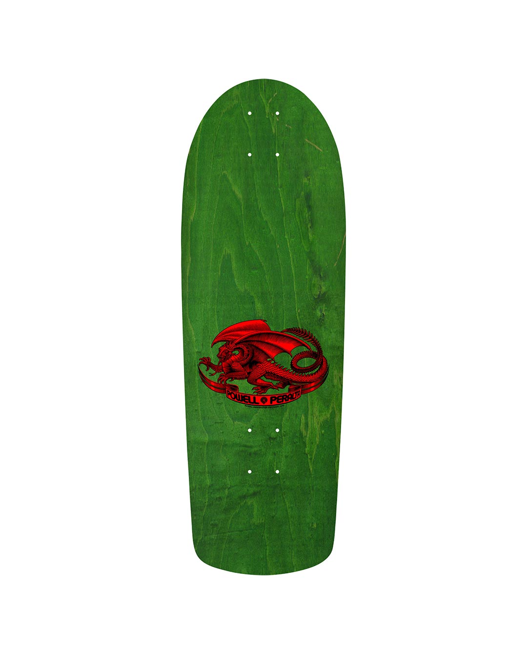 Powell Peralta Mike McGill Skull & Snake Deck – Green/Gold Foil – 10" top - Powell Peralta - The Boardroom NZ