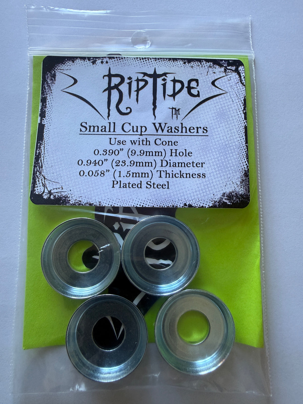 RipTide Small Cup Washers for cone bushings, 2 pair pack