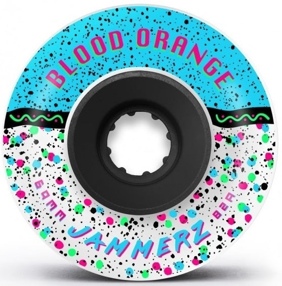 Blood Orange Jammerz 69mm 82A White Longboard Wheels