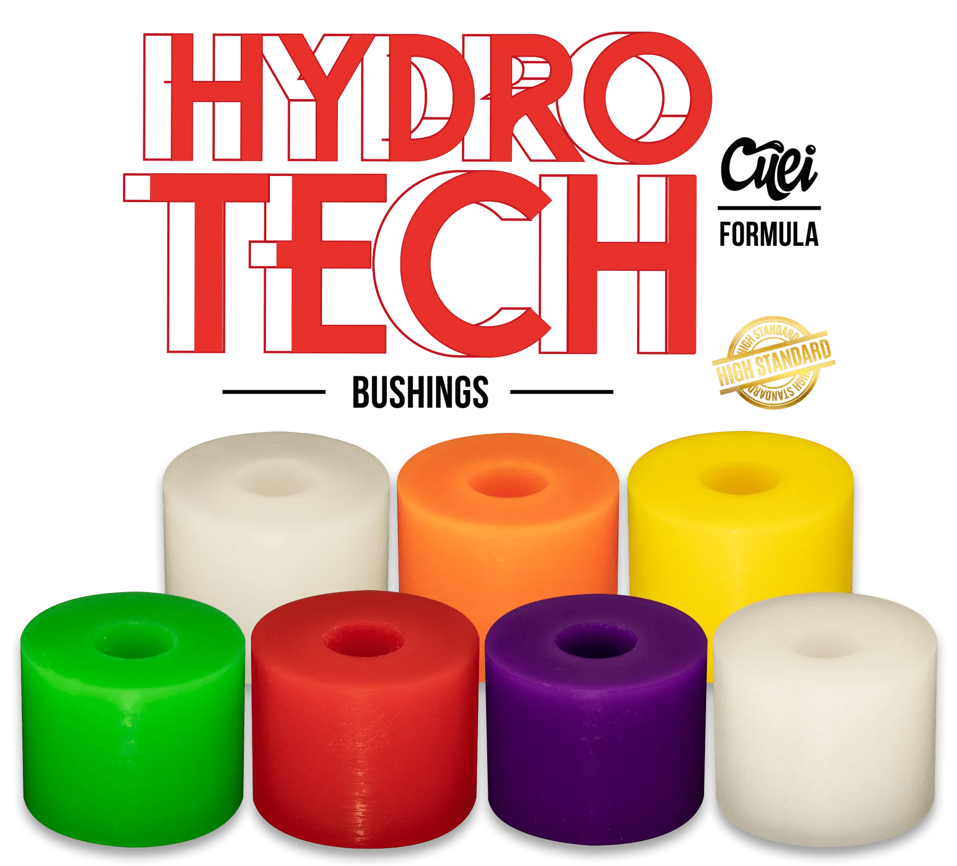 CUEI Hydrotech Longboard Bushings 15.5mm - The Boardroom Downhill Limited