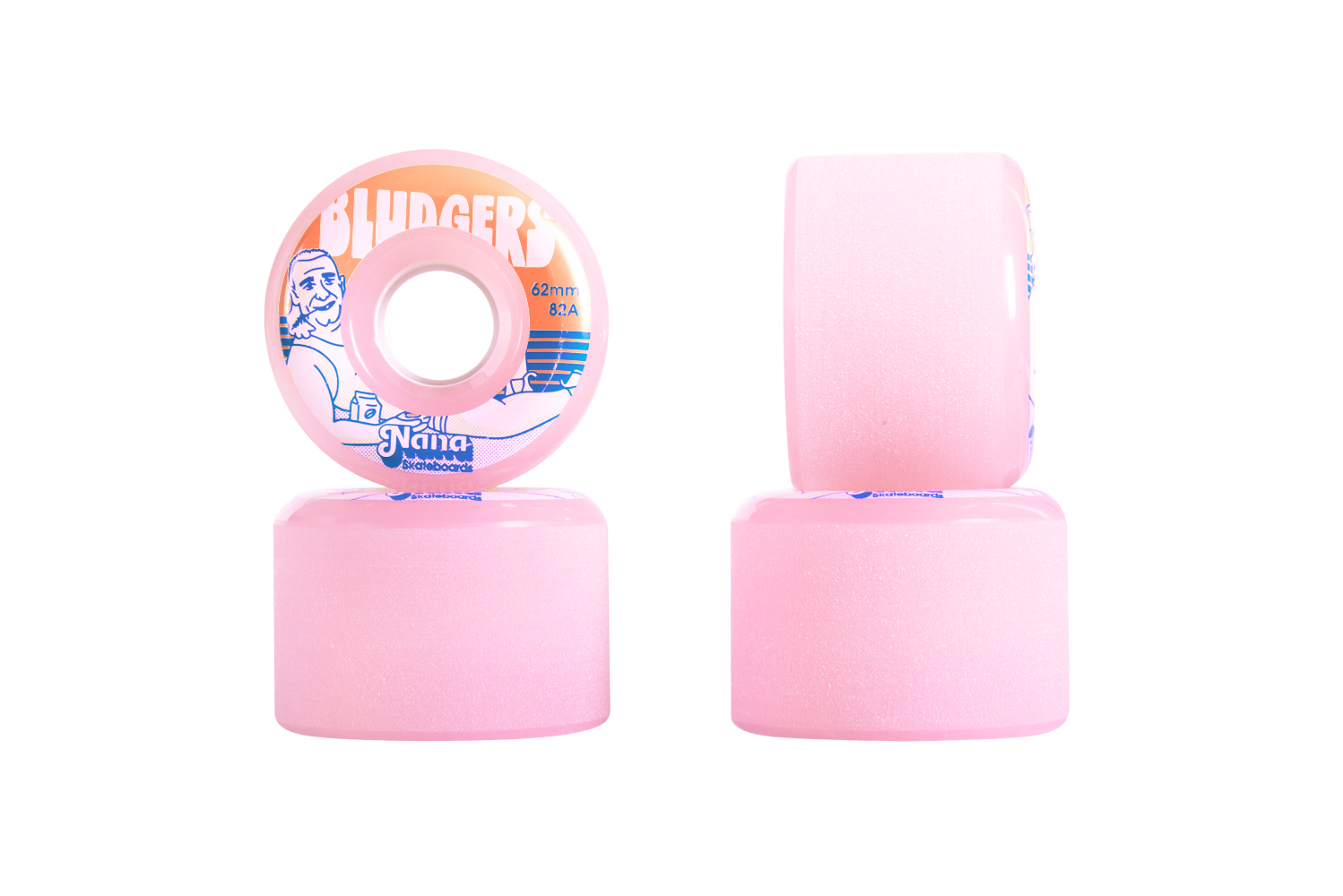 NANA Skateboard Wheels Bludgers 62mm 82a Flamin Gallah [nana_bludgers|default]