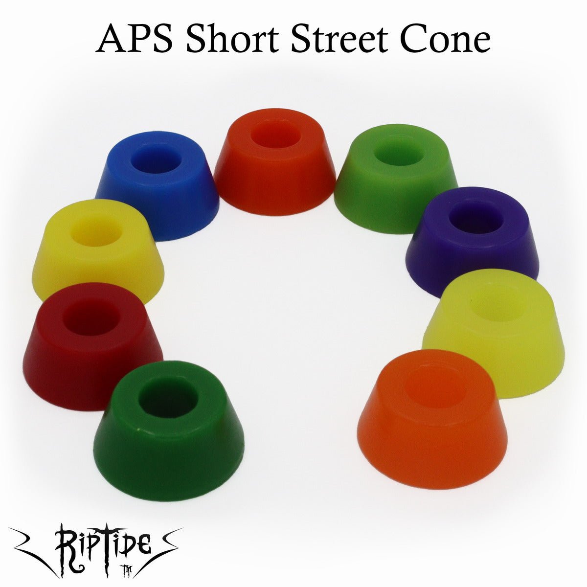RipTide APS Short Street Cone & Street Barrel Bushings (4 - Pack W/ Washers) - The Boardroom Downhill Limited