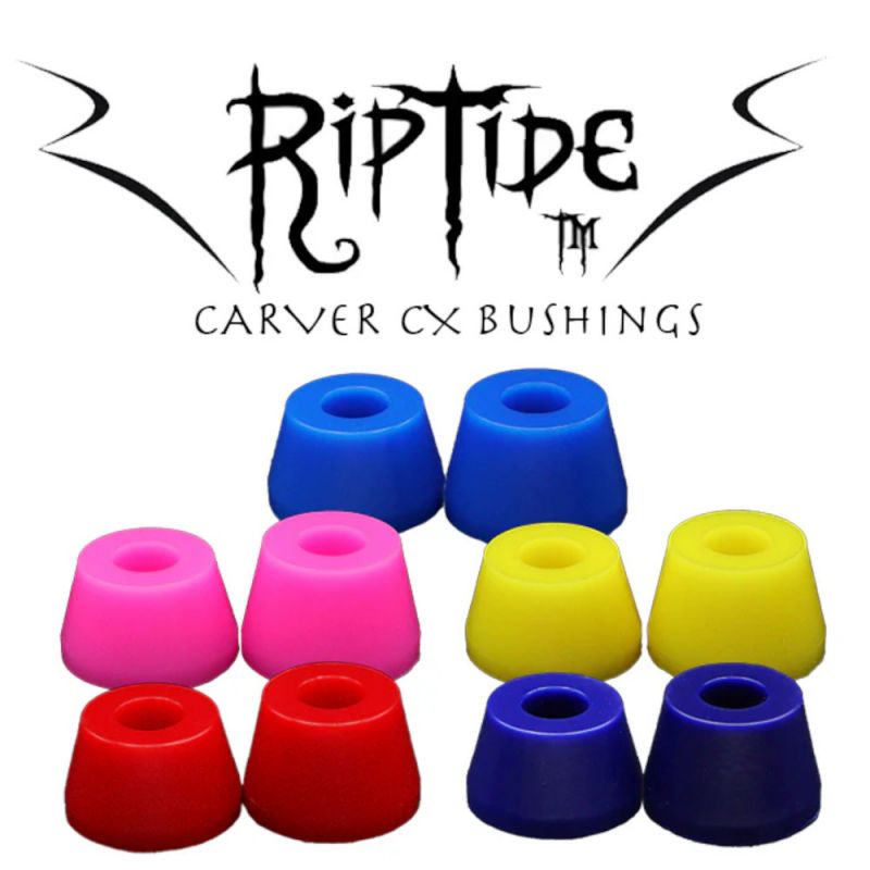 RipTide Carver CX Krank Cone/Cone SurfSkate Bushings - The Boardroom Downhill Limited