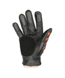 Bam Bam Leather Gloves Black/Red (2nd Generation) - The Boardroom