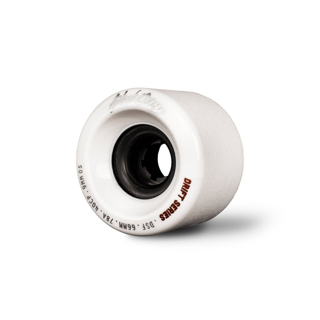 Blood Orange Drift Series 66mm/78A White Longboard Wheels - The Boardroom Downhill Limited