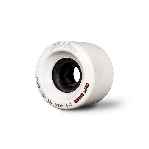 Blood Orange Drift Series 66mm/78A White Longboard Wheels - The Boardroom Downhill Limited