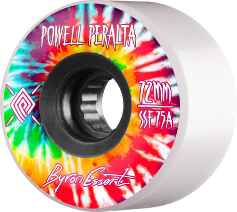 Byron Essert 72mm 75a White w/ Black Hub - The Boardroom Downhill Limited