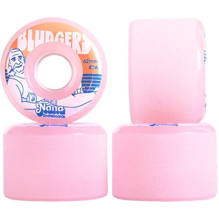 Nana Skateboard Wheels Bludgers 62mm 82a Flamin' Gallah - The Boardroom