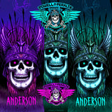 Powell Peralta - Andy Anderson Heron Skull Purple Deck - The Boardroom Downhill Limited