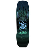 Powell Peralta - Andy Anderson Heron Skull Teal Deck - The Boardroom Downhill Limited