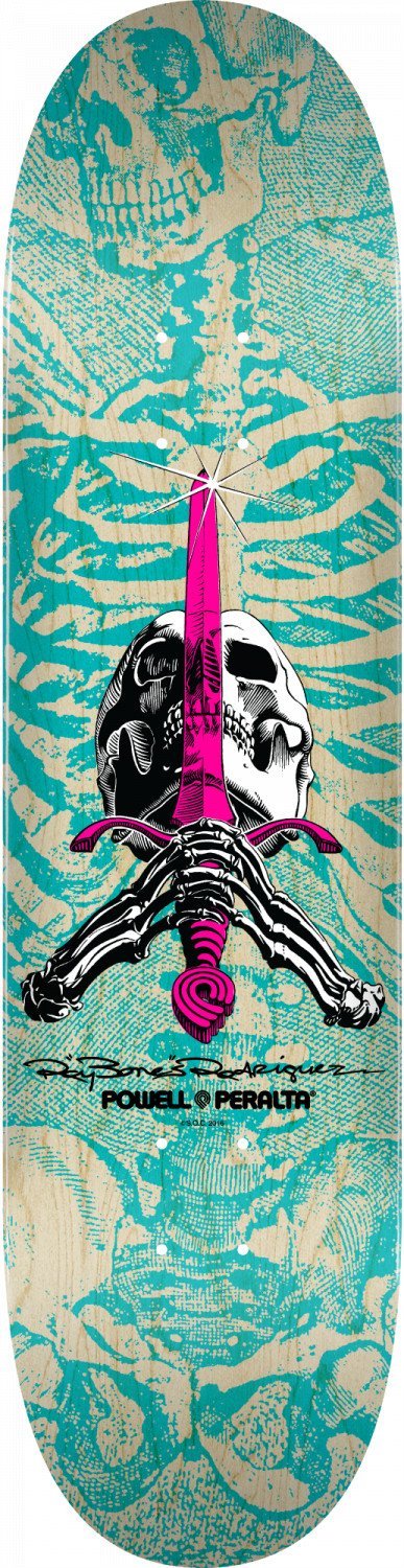 Powell Peralta Powell Peralta - Skull & Sword Turquoise Skateboard Deck - The Boardroom