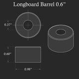 RipTide APS Barrel Longboard Bushings - The Boardroom