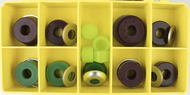Riptide Evolve Dual Kingpin Board Bushing Box - The Boardroom