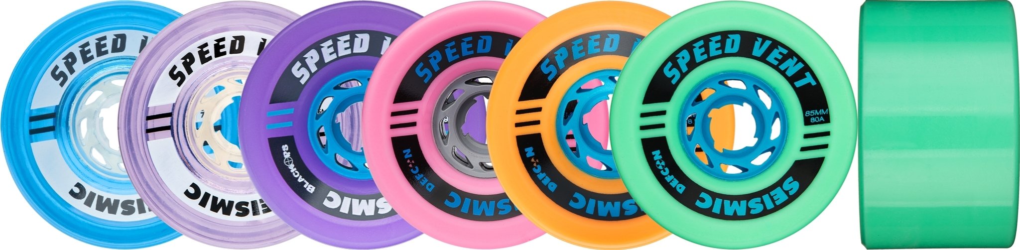 Seismic Speed Vent 85mm Longboard Wheels - The Boardroom