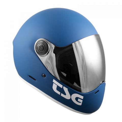 TSG Pro Pass Fullface Helmet Matt Blue - The Boardroom